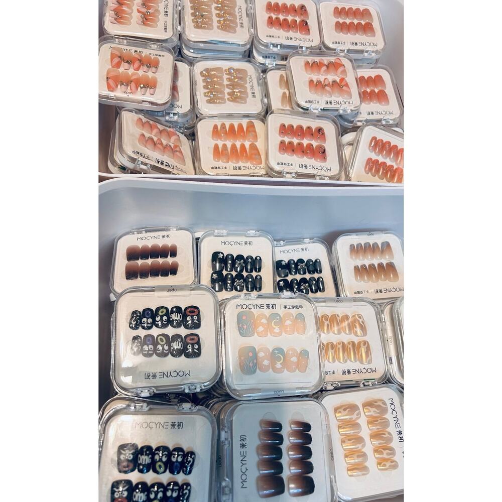 Mystery Press-On Nail Bundle | 12 Random Sets | 144–360 Nails - Picture 2 of 2